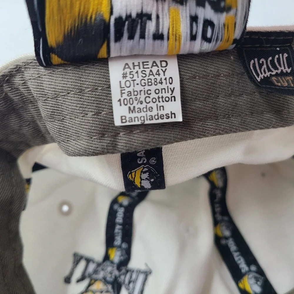 The Salty Dog Cafe Hat Adjustable (Fits Small) Ahead White Hilton Head Island